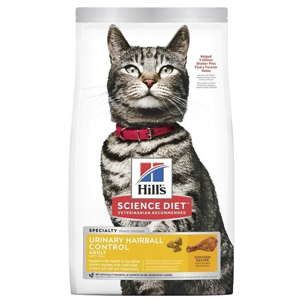 Hill's Science Diet Urinary Hairball Control Adult Cat Food