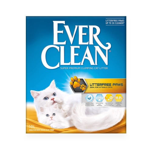 Ever Clean Litterfree Paws kattsand, 10 l, parfymerad