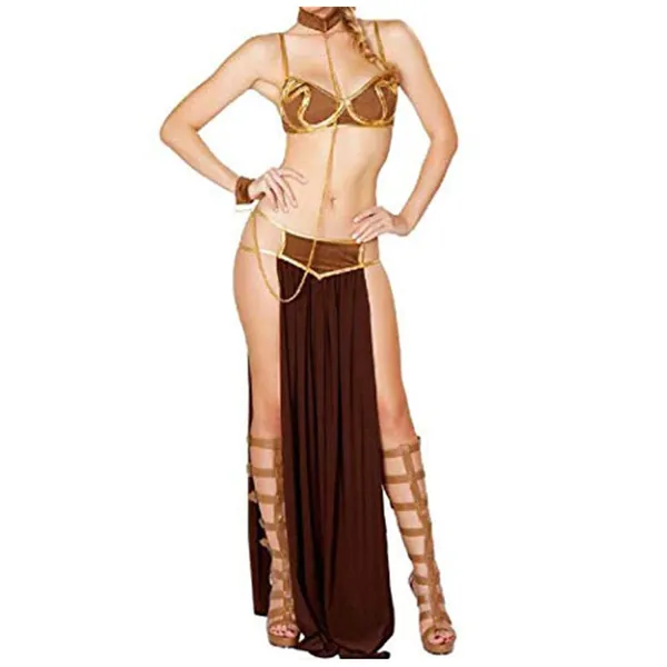 Sexy Costume Princess Slave Miss Manners Uniform Cosplay Harem Lingerie Lacquer Thin Yarn Perspective Women's Style Underwear