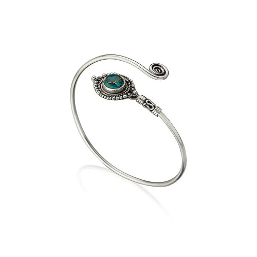 Beholden Bracelet | Sterling Silver / Turquoise