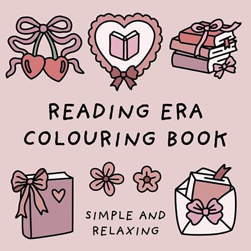 Reading Era Colouring Book (Simple and Relaxing Bold Designs for Adults & Children) (Simple and Relaxing Colouring Books)