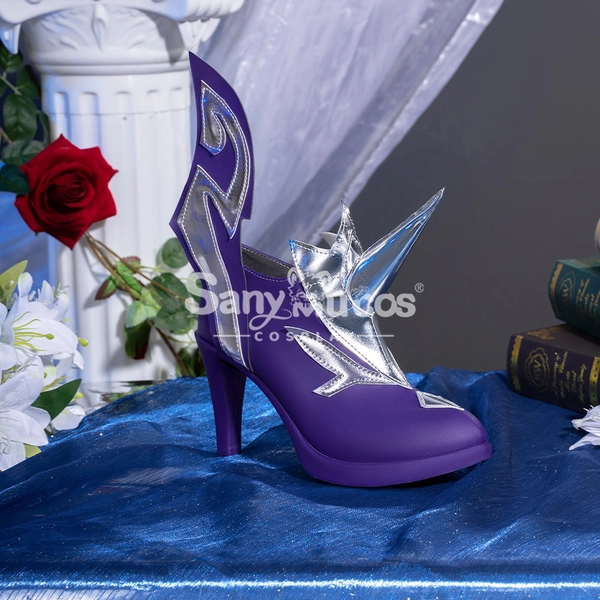 Game Genshin Impact Cosplay Skirk Cosplay Shoes