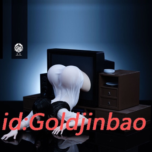 JiuZhou Studio Yamamura Sadako Resin Statue Pre-order 1/4 Scale Normal TV Led
