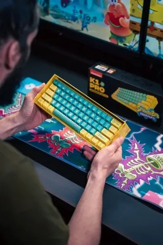 Spongebob K1 Pro Wireless Mechanical Keyboard