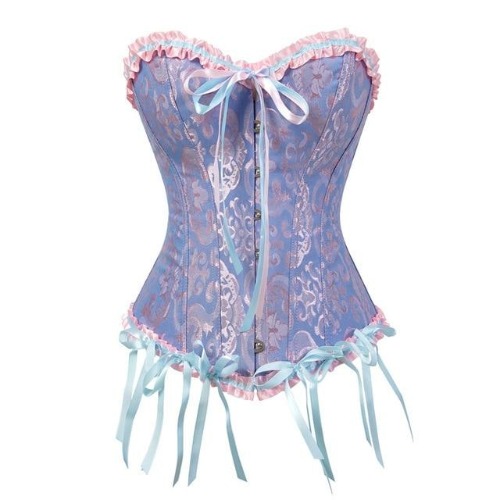 Lady In Lace Genuine Corsets - Pastels / M
