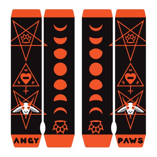 Bleat You To Death Black Arm Warmers