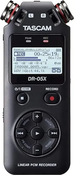 Tascam DR-05X portable audio recorder, usb2.0 - DR-05X - single