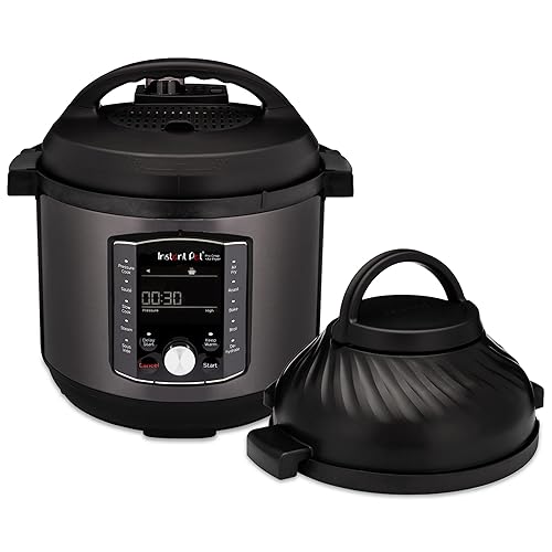 Instant Pot Pro Crisp 11-in-1 Air Fryer and Electric Pressure Cooker Combo with Multicooker Lids that Air Fries, Steams, Slow Cooks, Sautés, Dehydrates, & More, Free App With Over 800 Recipes, 8 Quart - 8 Quarts