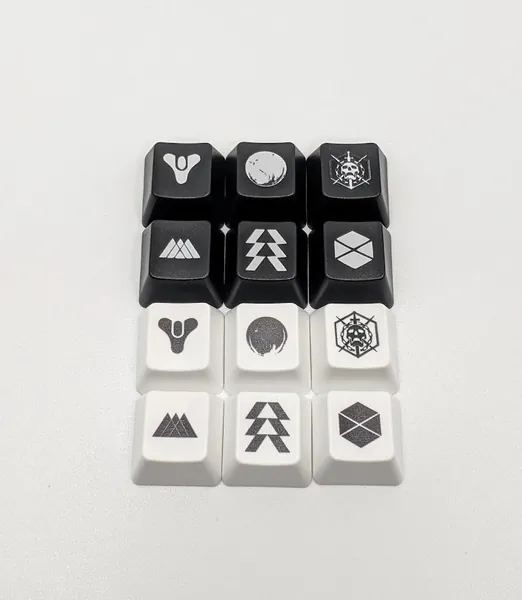 Destiny Black Logo Keycap