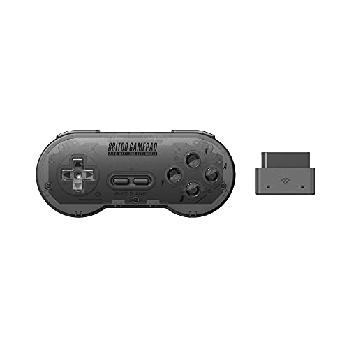 8Bitdo Sn30 Wireless Gamepad for Original SNES (Transparent Edition)