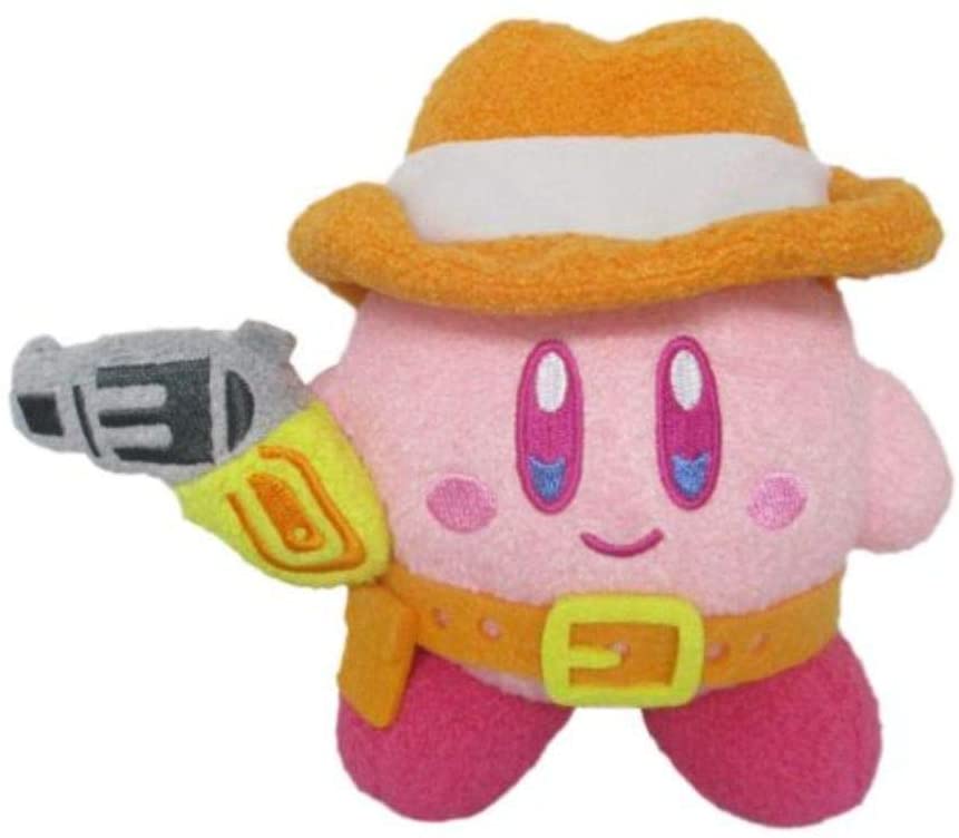 Kirby - MUTEKI! SUTEKI! CLOSET Plushie - Cowboy Ver. (Sanei Boeki) - Brand New