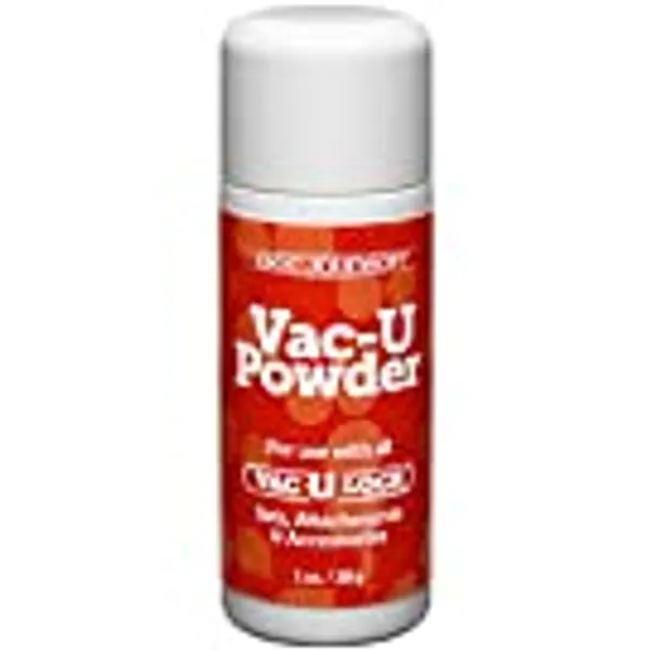 Doc Johnson Vac-U-Lock - Vac-U Powder - Makes Attaching and Detaching Smooth And Easy - Also Use to Refresh Your ULTRASKYN Attachment - 1 oz. (28g)