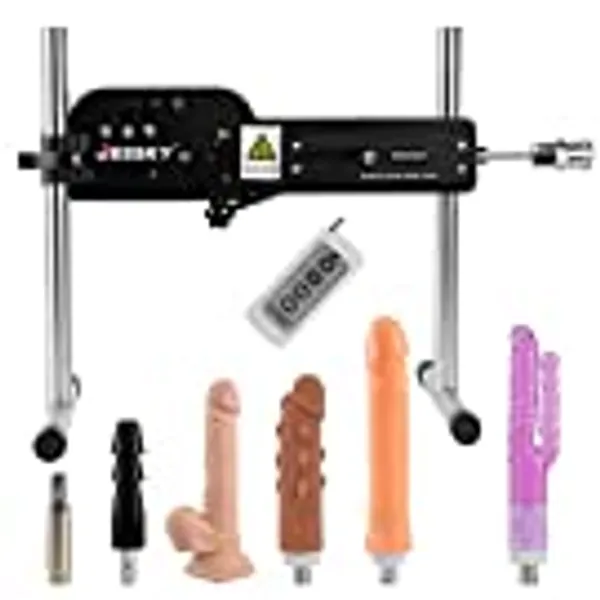 Premium Sex Machine, Adult Sex Toys with 6 Attachments 3XLR Connector Automatic Machines for Women and Men