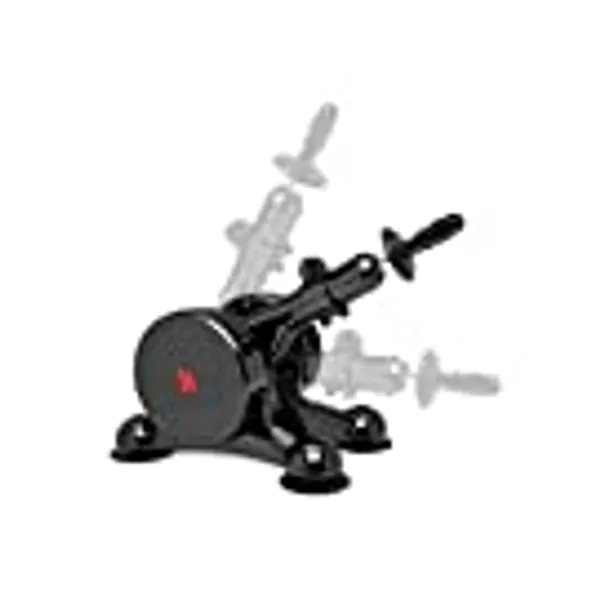 KINK By Doc Johnson - Fucking Machines - Power Banger - Compatible with all Vac-U-Lock Dildos - Powerful Multi-Speed Thrusts - Suction Cup Feet - Black