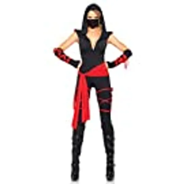 Leg Avenue Women's 4 Pc Deadly Ninja Costume