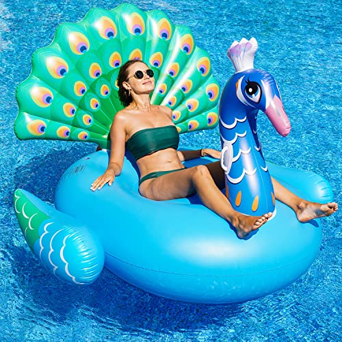 FindUWill Funny Pool Floats - Giant Inflatable Pool Float , Pool Accessories Large Pool Floaties Lounger, Beach Swimming Pool Party Decorations