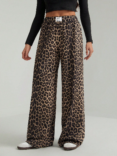  Leopard Print Lounge Pants