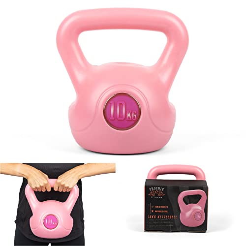 pink kettlebell