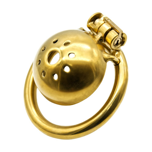 Steel Helmet Cage | Gold