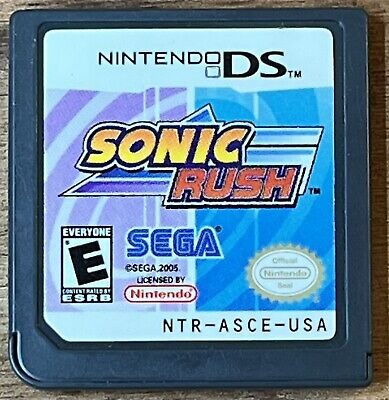 Sonic Rush Sega Nintendo DS 2007 Cartridge Only  Authentic Tested Works  | eBay