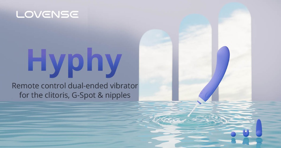 Lovense® Hyphy: High-frequency dual-end vibrator for quick orgasms!