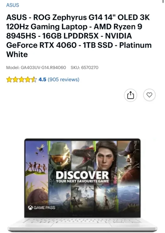 Asus ROG Zephyrus G14 (2025)