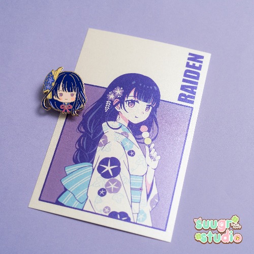 Genshin Mini Prints Vol. II, Raiden, Yae, Scaramouche, Kazuha, Ayaka - Set of 3