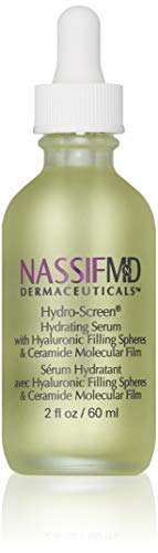 NassifMD Hydro-Screen Hyaluronic Acid with Bakuchiol Serum, Retinol Ceramide Moisturizer with Bakuchiol Oil, Retinol Serum Anti Aging Face Moisturizer for Women Face Moisturizer for Dry Skin - 2 Fl Oz (Pack of 1)