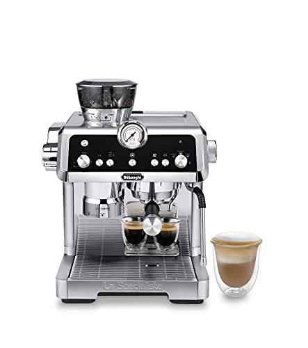 De'Longhi EC9355M La Specialista Prestigio Espresso Machine , 1.3L, Stainless Steel,Silver - Silver