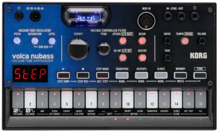 Korg Volca NuBass Vacuum Tube Bass Synth