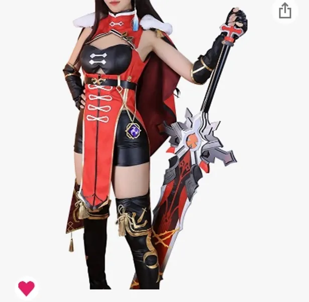 Nuoqi Baal Beidou Venti Cosplay Outfits for Genshin Impact Cosplay Costumes Full Set