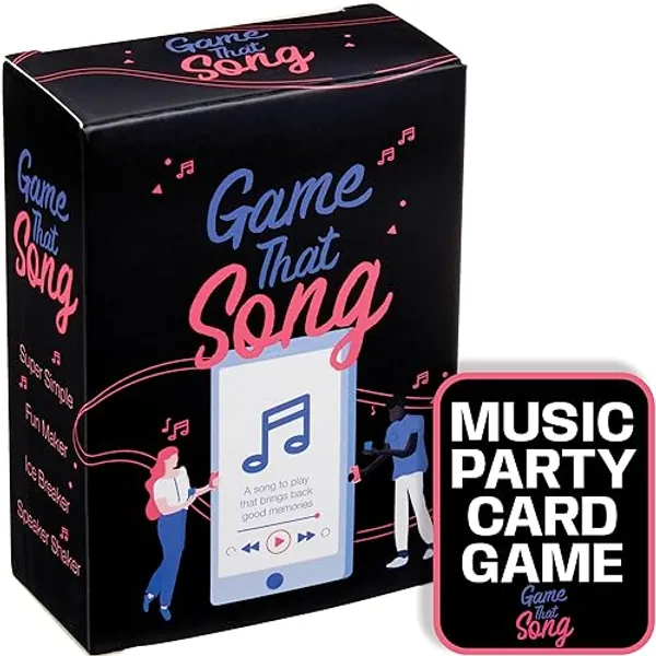 Game That Song - Fun Music Card Game for Adults and Teens - Compete to Play The Best Song- Makes A Great Gift for Music Lovers, Game Night, Galentines Gift, Karaoke or Singing - Original