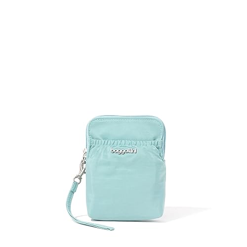 Baggallini Bryant Pouch Small Crossbody Bag for Women - Phone Purse with Crossbody Strap - Lightweight Crossbody Pouch - One Size - Seaglass