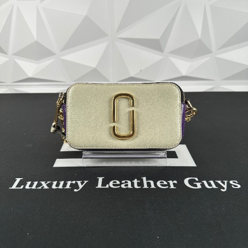 Marc Jacobs White Snapshot Crossbody (PSB-1137)