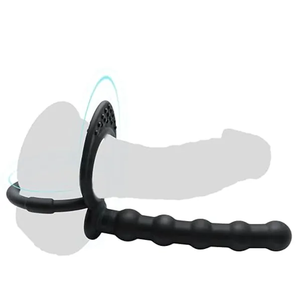 Silicone Anal Plug With Penis Ring,Anal Beads With Cock Ring,Anal Sex Toys,Anal Toys For Men,Women And Beginners,Sex Toy For Vagina,Anal Training For Anal Trainer,Anal Butt For Couples,G Spot Plug Toy