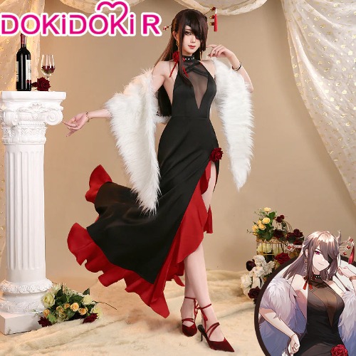 【Size S-3XL】DokiDoki-R Game Genshin Impact Cosplay Bei Dou x Cadillac Costume Beidou | S-PRESALE