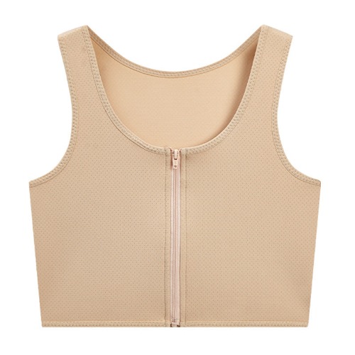 DokiDoki-Cosplay Corset Bottoming Vest Skin Tone/Black Costume | Skin Tone-M