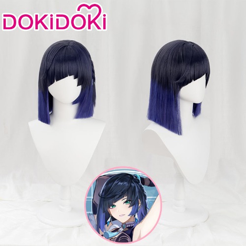 DokiDoki Game Genshin Impact Cosplay Yelan Cosplay Wig Ye Lan Cosplay Wig | Ye Lan-PRESALE
