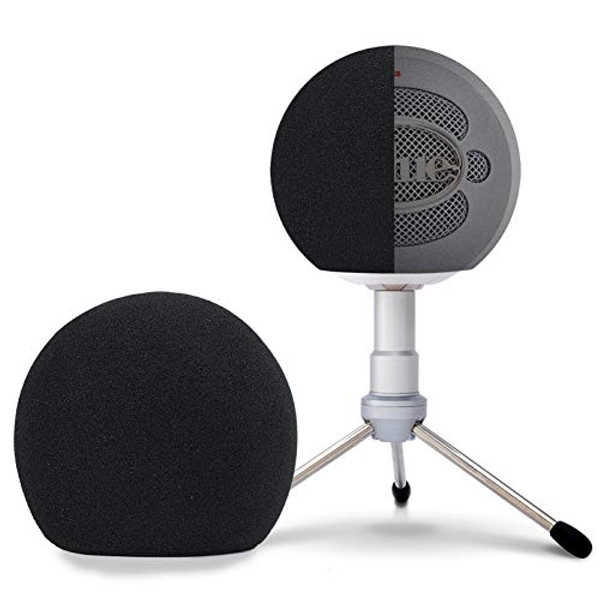 Blue Snowball Pop Filter Windscreen - Professional Snowball iCE Mic Foam Wind Cover Windshield Pop Filter for Recordings, Broadcasting, Singing by SUNMON