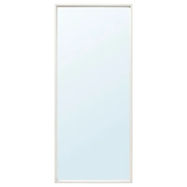 NISSEDAL Mirror - white 25 5/8x59 "
