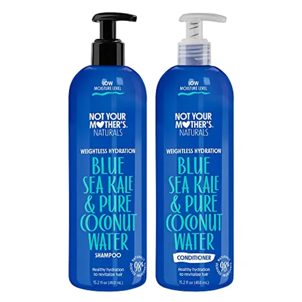 Not Your Mother's Naturals Weightless Hydration Shampoo & Conditioner - 15.2 fl oz - Sulfate-Free Hair Products - Coconut Water & Blue Sea Kale