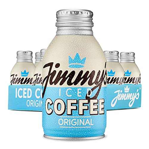 Jimmy's Iced Coffee Original BottleCan 12 x 275ml (Pack of 12) Refreshing Ready-to-drink Iced Latte Tins - Coffee, Original - 275 ml (Pack of 12)