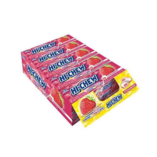 Hi-Chew Strawberry Chewy Sweets Stick Pack 50g (15 Pack)