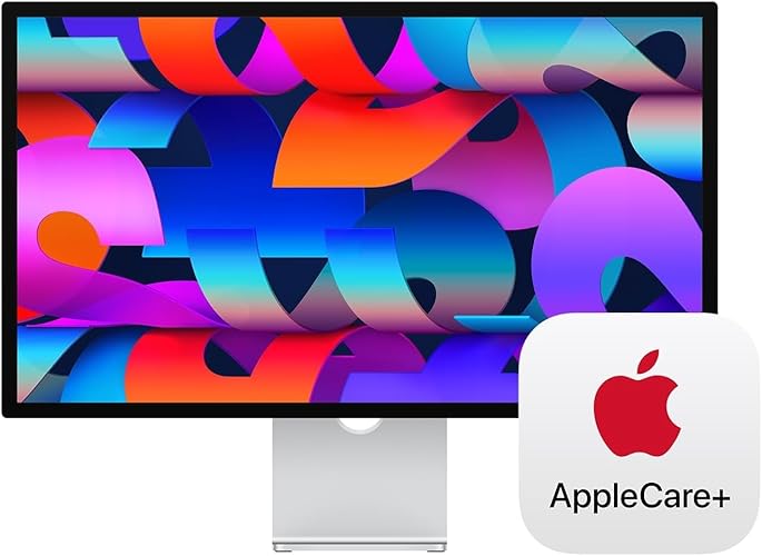 Apple Studio Display - Nano-Texture Glass - Tilt- and Height-Adjustable Stand ​​​​​​​ with AppleCare Studio Display (3 Years) - Tilt- and Height-Adjustable Stand - Nano-Texture Glass - With AppleCare+ (3 Years)