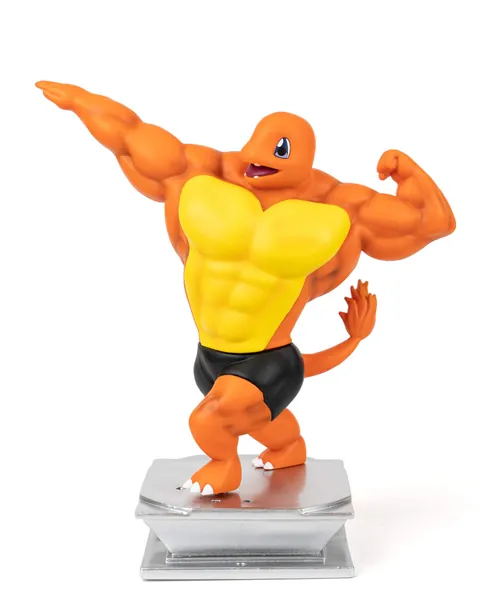 Anime Action Figure Buff Charmander Figure Statue Figurine Bodybuilding Series Collection Birthday Gifts PVC 7 " - Charmander