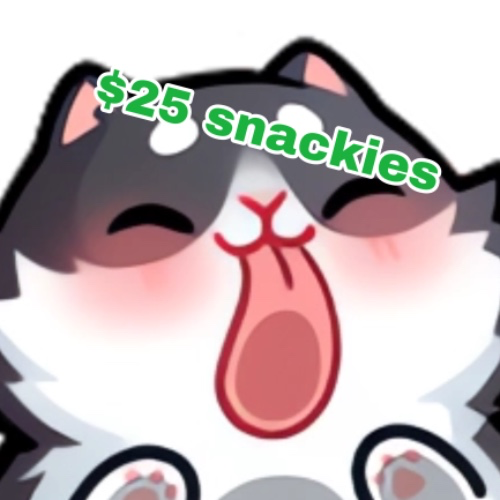 ୨୧ $25 snackie fund ୨୧