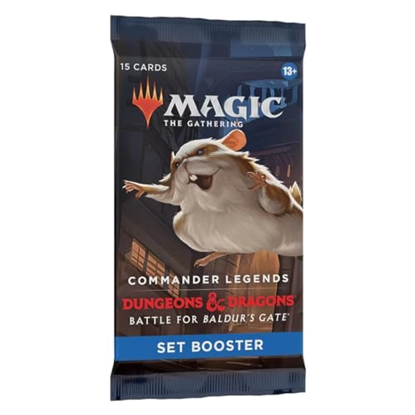 Magic The Gathering D10050001 D&D Battle for Baldurs Gate Commander Legends Set Booster, Multi