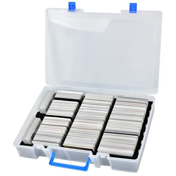 ALKOO 2200+ Large Trading Card Storage Box Case Holder for Kids Against Maturity, C.A.H MTG Deck Organizer for Cards Against Humanity/for Magic The Gathering Sports Cards& Expansions