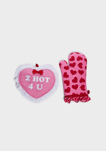 Hot Stuff Potholder And Oven Mitt Set | ONE SIZE