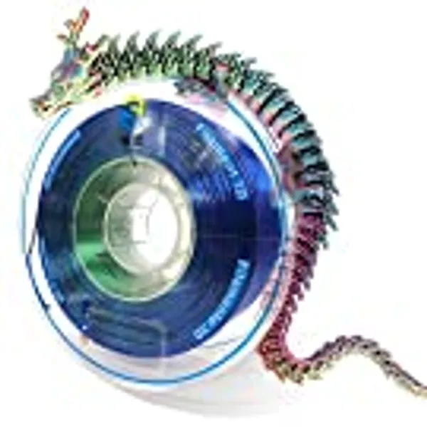 YOUSU Tricolor PLA Filament Triple Color Coextrusion PLA Filament 1.75mm (± 0.03 mm) ,Multicolor 3D Printer Filament. Compatible with Most of 3D Printer, Silk Red/Blue/Green Color Change PLA.